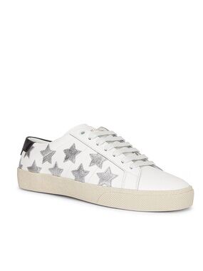 Saint Laurent Court Classic California Metallic Sneakers